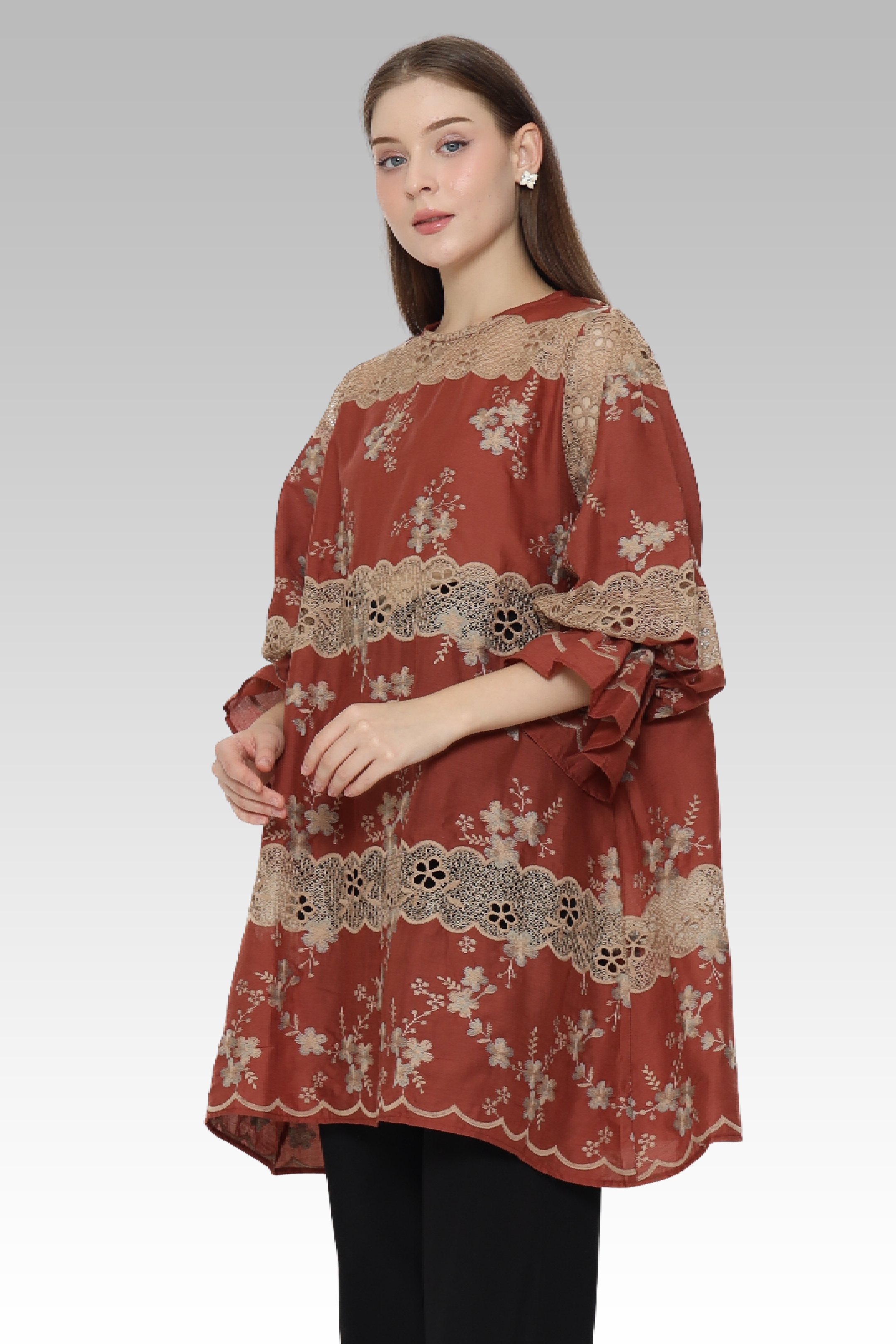 ME / Rose Silk Tunic
