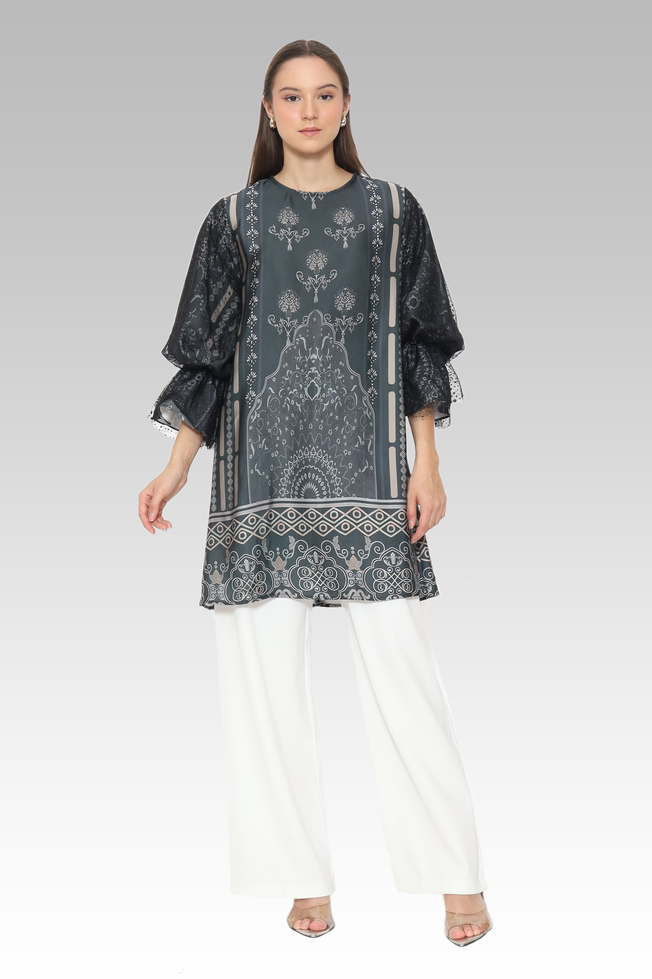 ME / Rose Silk Tunic