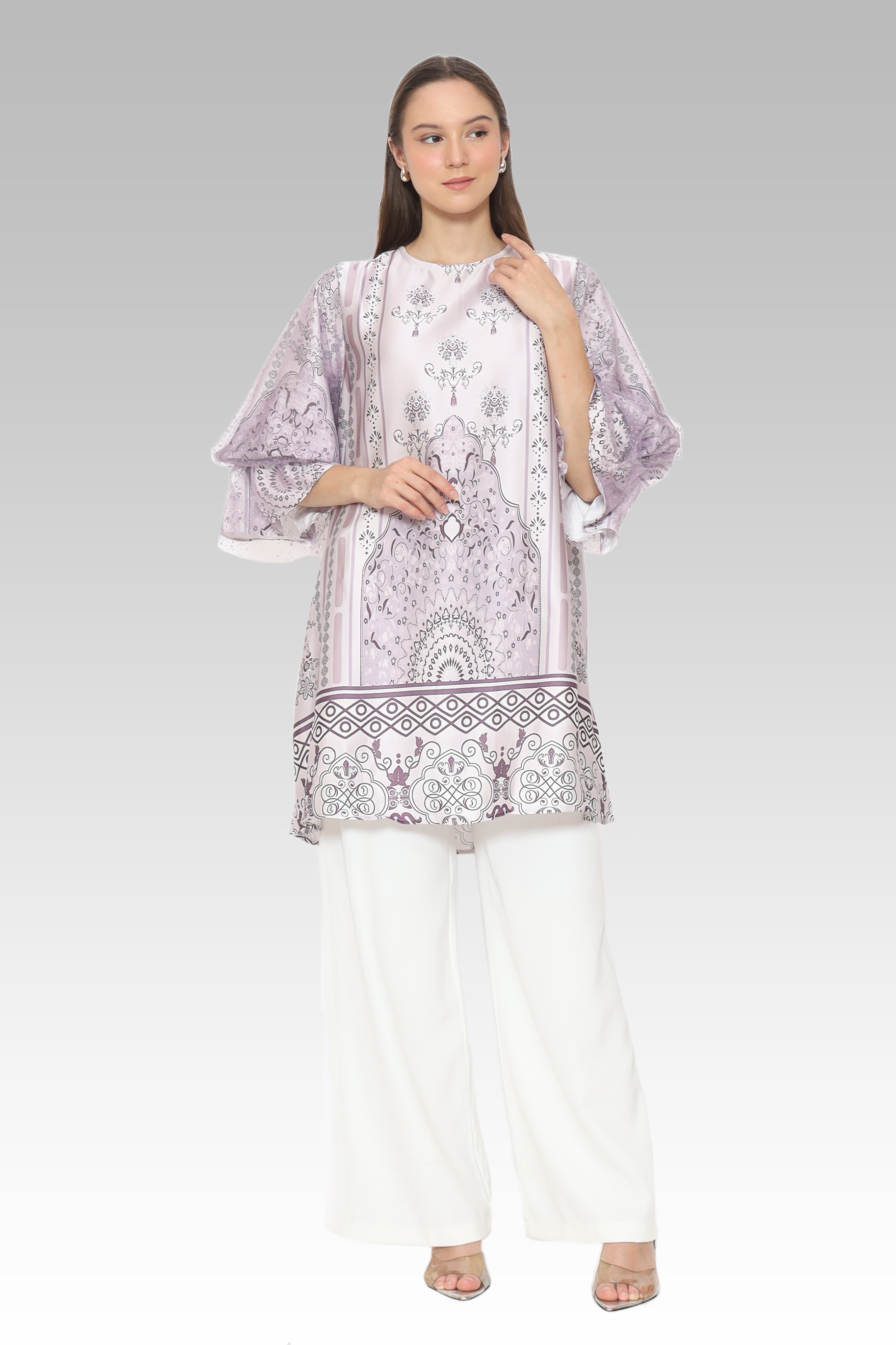 ME / Rose Silk Tunic