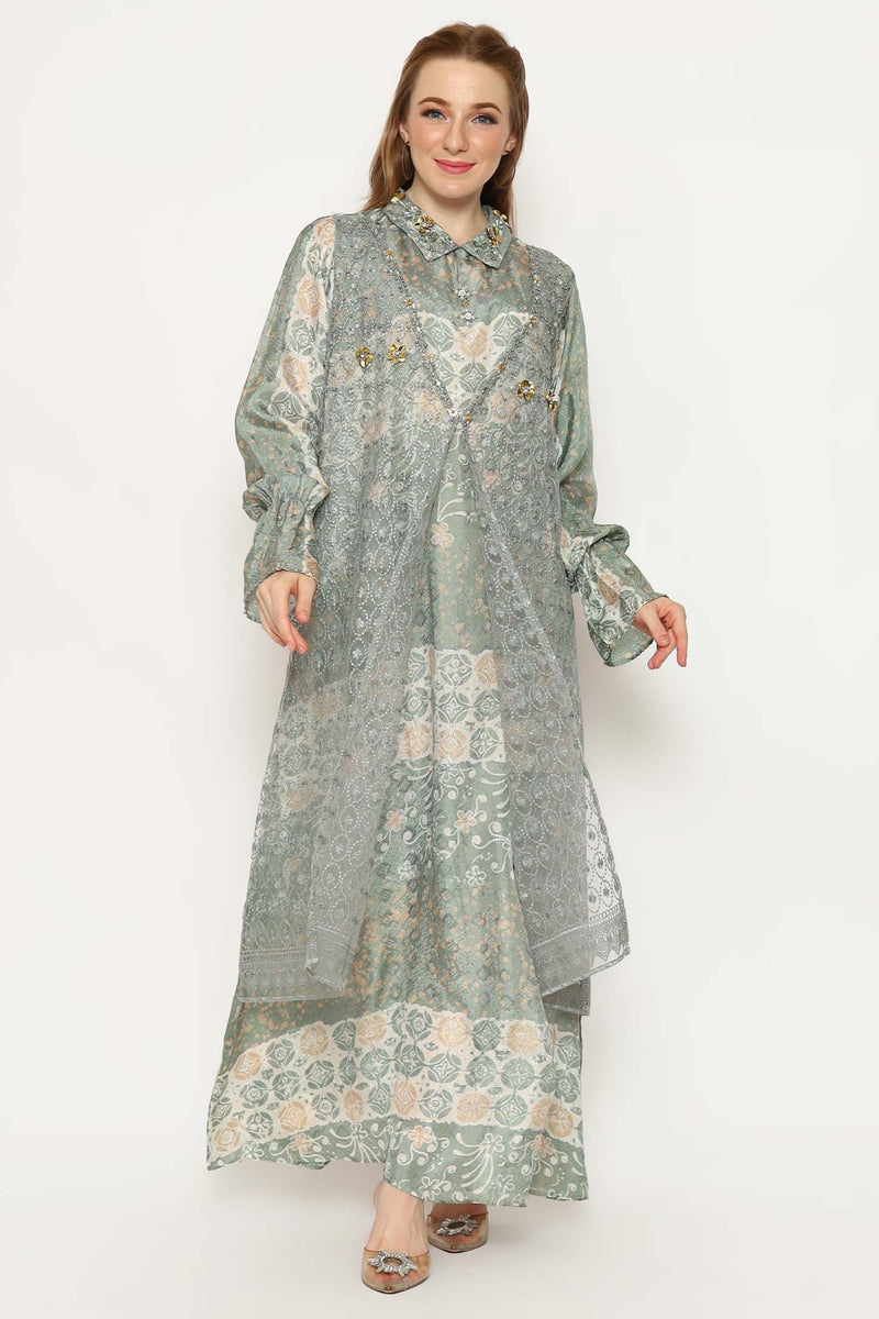Fame - Vania Dress Set Sage