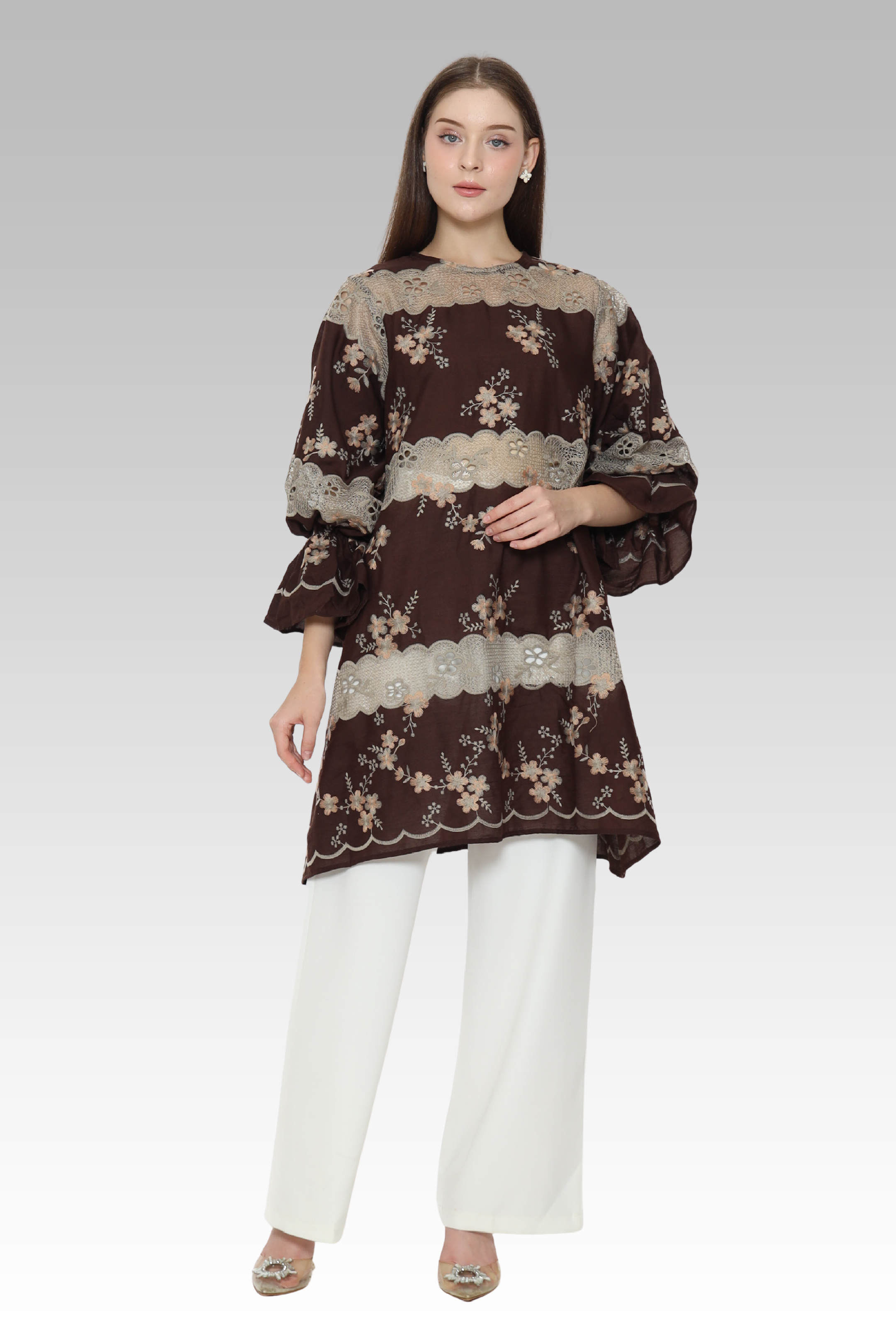 ME / Rose Silk Tunic