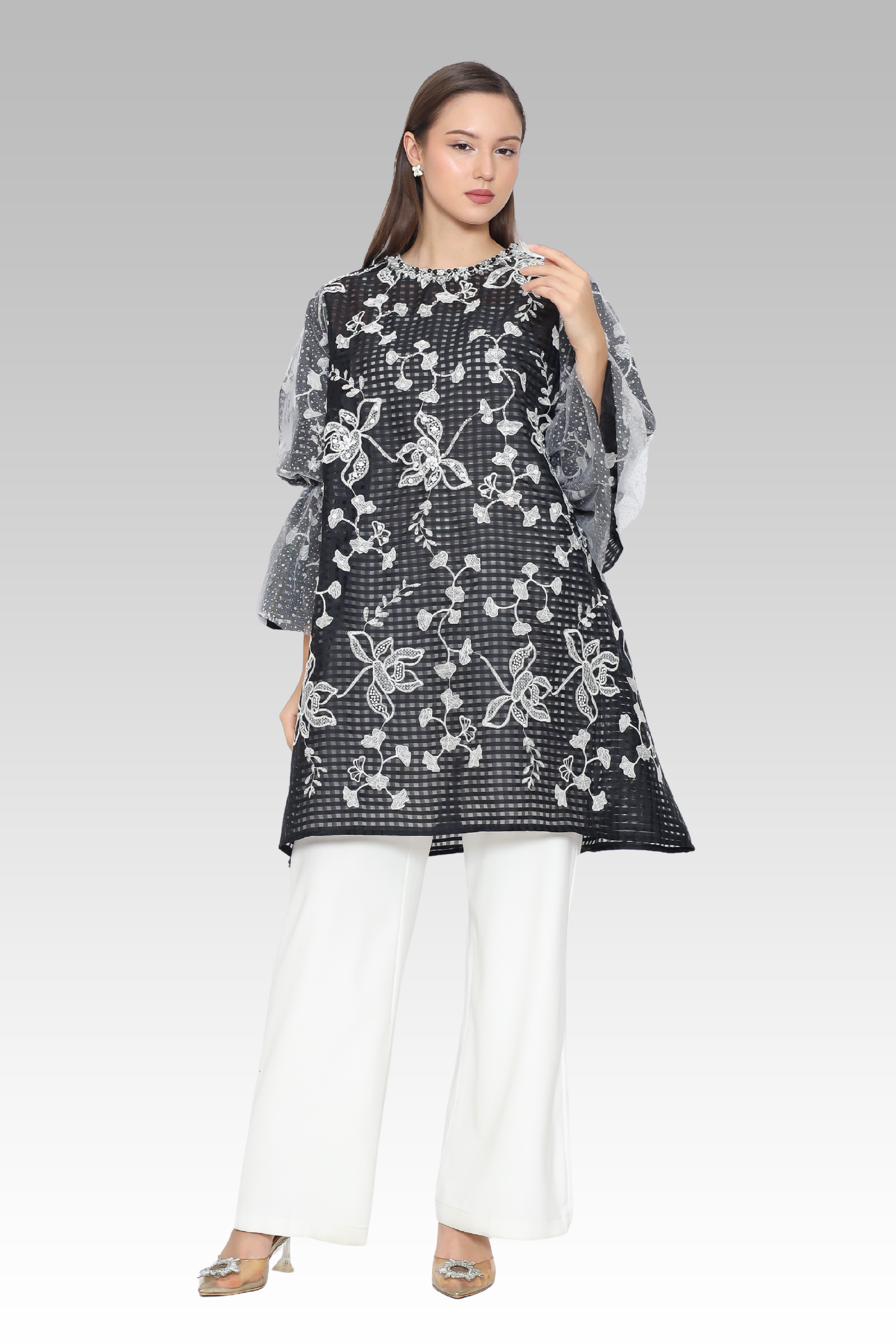 ME / Rose Silk Tunic