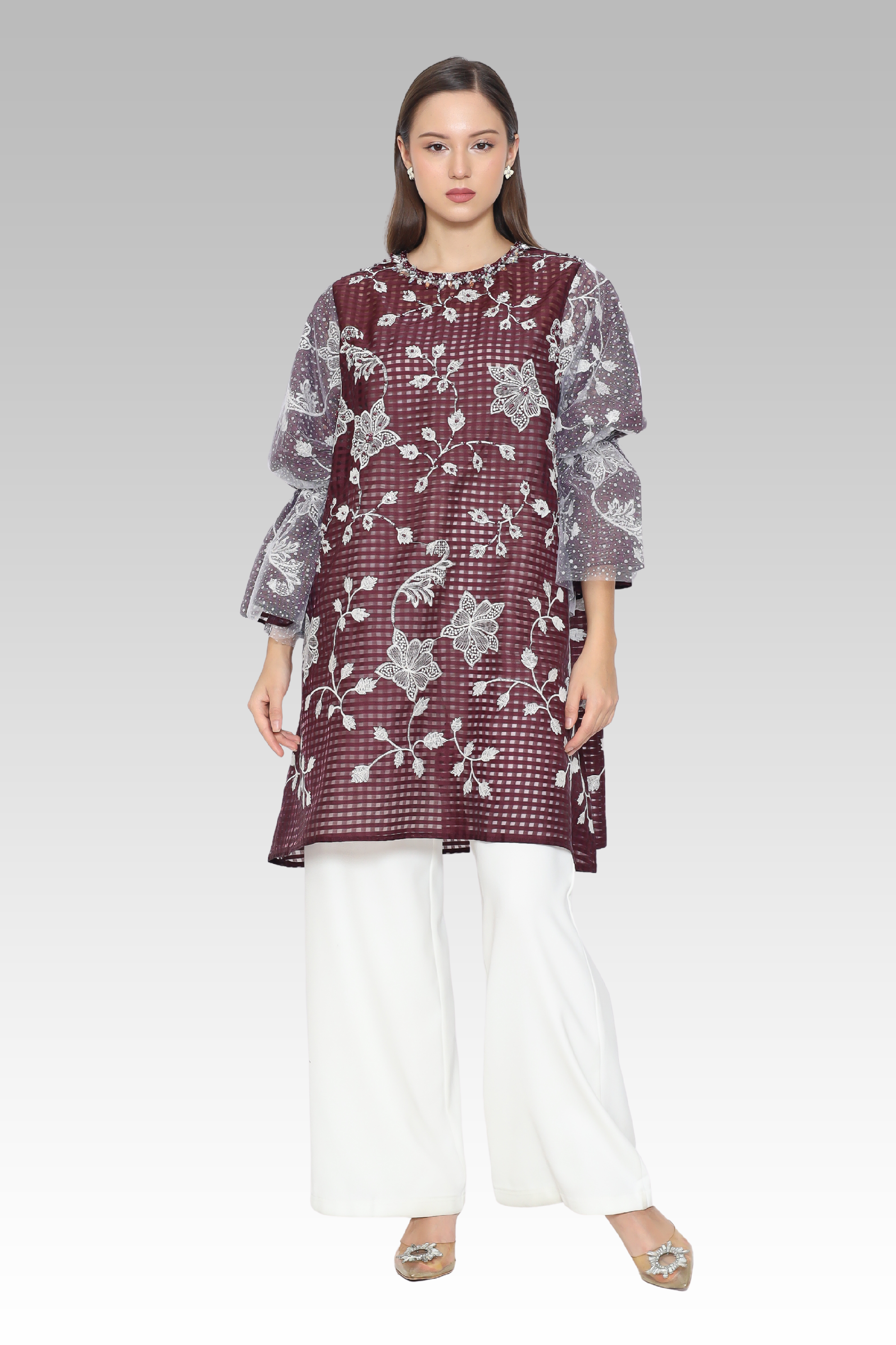 ME / Rose Silk Tunic