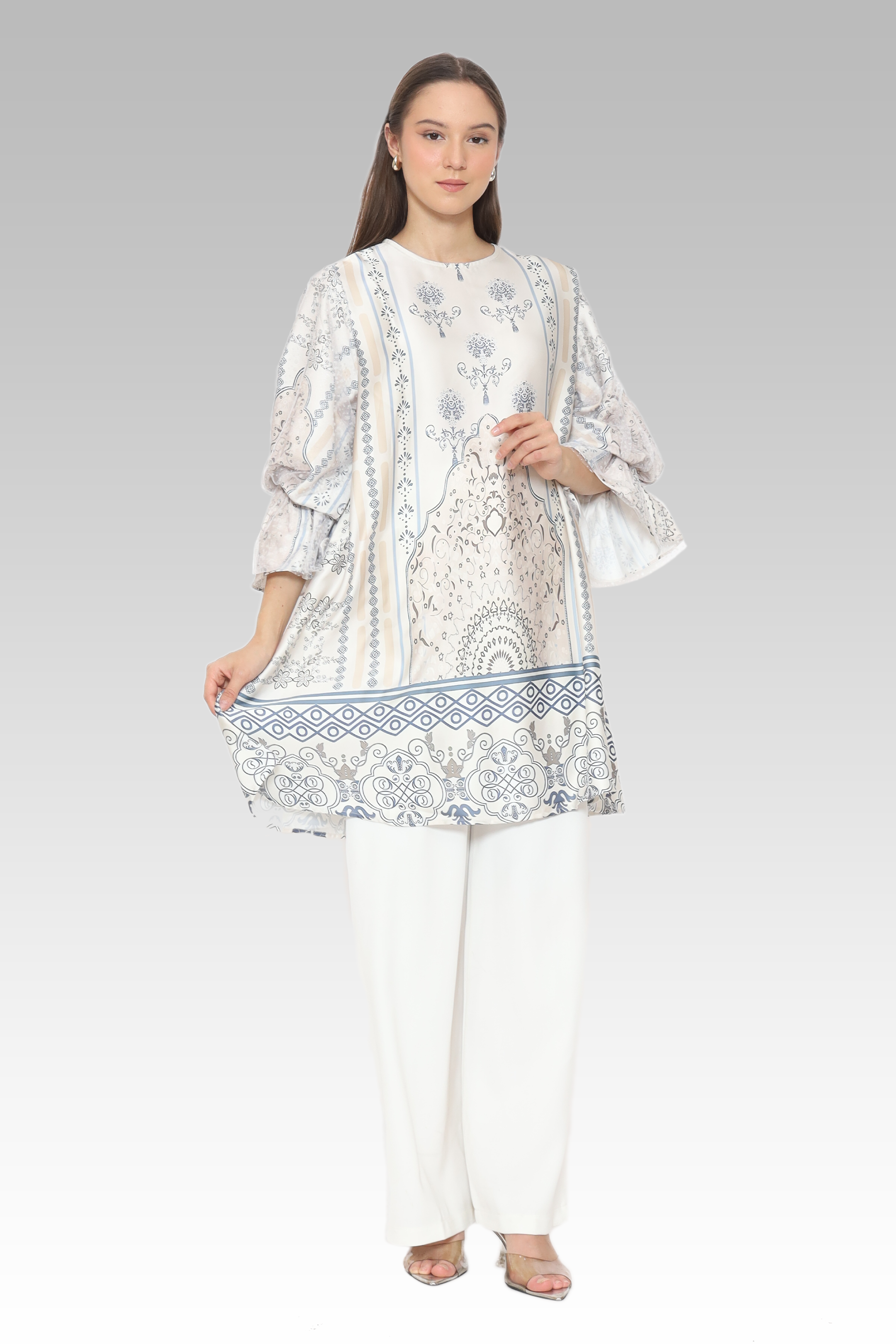 ME / Rose Silk Tunic