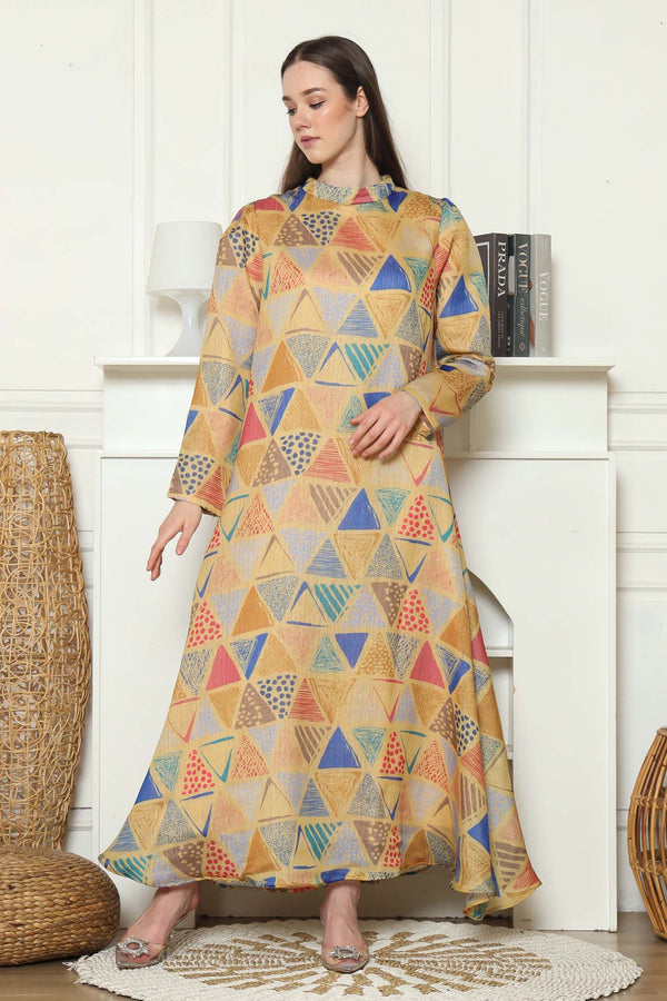 Anzani Dress Mustard