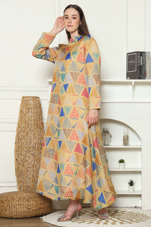 Anzani Dress Mustard